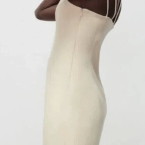 Zara Sweetheart Neckline Spaghetti Straps Sheath Dress M🆕📦🏃🏻💨🚚 - Picture 8 of 14